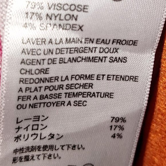 Tommy Bahama Pink, White and Orange Striped ColorBlock Sweater Size Medium - Picture 7 of 8